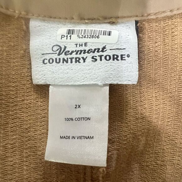 The Vermont country store button down jumper corduroy dress cabin cottagecore - Picture 4 of 6